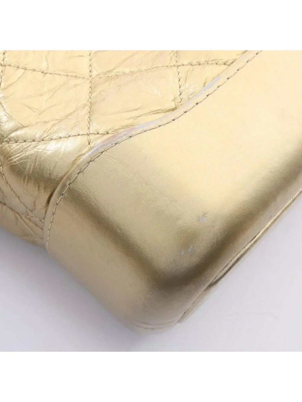 Chanel Shoulder Bag Gabrielle de Small Hobo Gold Leather Chain